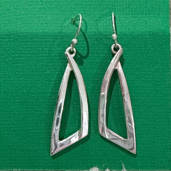 Premier Jewelry - Premier Silver Open Triangle Earrings